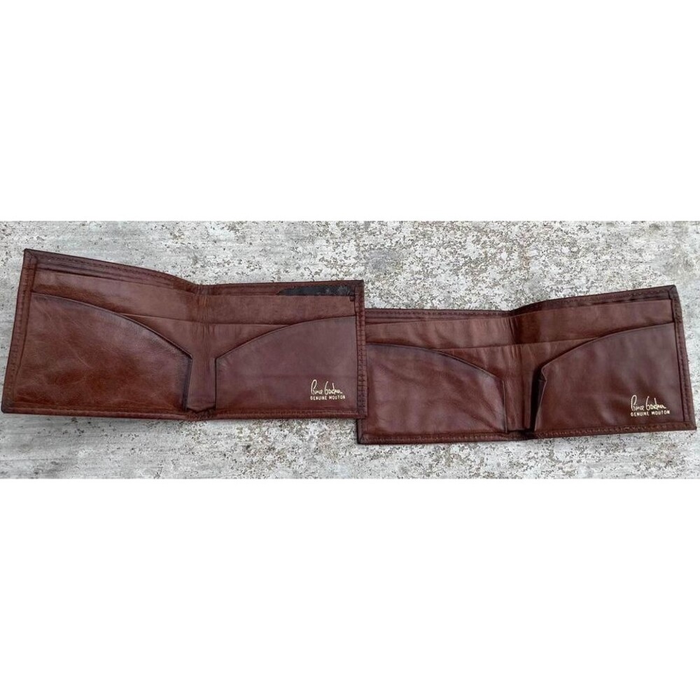 Pair Of 2 Vintage Prince Gardner Men’s Wallets Mouton BiFold Old Stock